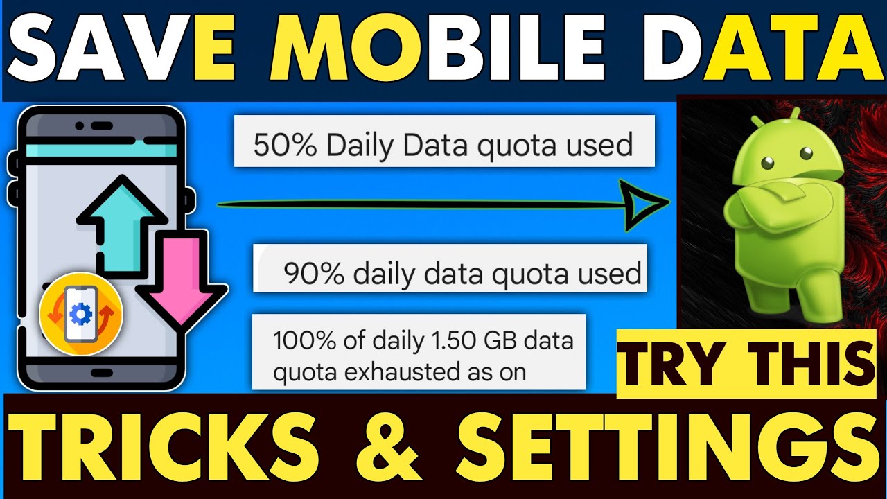 how to save mobile data and reduce airtime spending